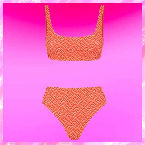 fendi kids bikini|fendi high waisted bikini.